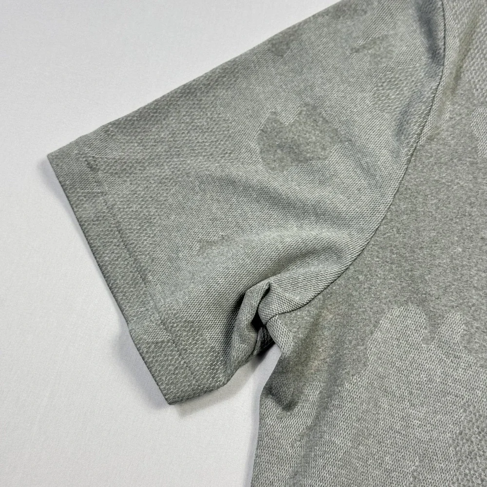 RLX Ralph Lauren Polo Shirt Mens Medium Gray‎ Camo US Open 2020 Golf Performance